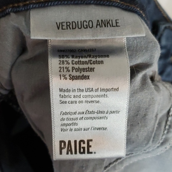 Paige ankle jeans size 28 - Picture 6 of 6